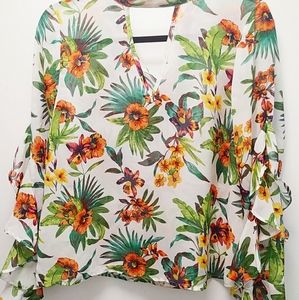 White long sleeve blouse.